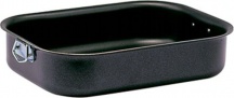 BALLARINI 1000825225950.40 Teglia Forno Lasagnera Antiaderente in Alluminio 40x28 cm Nero Firenze