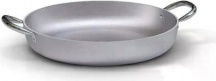 BALLARINI 6808 32 Tegame a Induzione in Alluminio 2 Manici cm 32 Argento Serie 6800