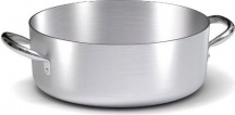 BALLARINI 6816.28 Pentola a Induzione Casseruola in Alluminio 28 cm Argento Serie 6800