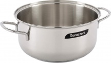 BARAZZONI 266102022 Casseruola Induzione Acciaio Inox 2 Manici cm 22 Bonita