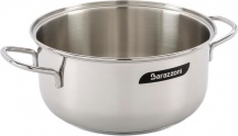 BARAZZONI 266102024 Casseruola Induzione Acciaio Inox 2 Manici cm 24 Bonita