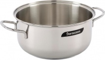 BARAZZONI 266102026 Casseruola Induzione Acciaio Inox 2 Manici cm 26 Bonita