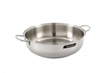 BARAZZONI 266104028 Tegame a Induzione in Alluminio Utilizzabile in Forno cm 28 Bonita