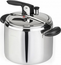 BARAZZONI 52604500708010 Pentola a Pressione per Induzione in Acciaio Inox 7 Litri cm 22 Amelia
