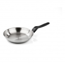 BARAZZONI LE INOXIDABILI Padella  Acciaio inox 1810 24 cm Cromo spazzolato