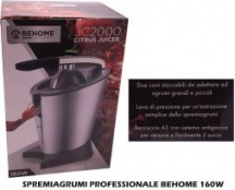 BEHOME BEP882083 Spremiagrumi Elettrico Professionale Potenza 160 Watt