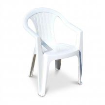 BICA 14 Sedia per Esterni Impilabile 56x56x79h cm Bianco - Atlantide LB