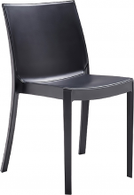 BICA 350.4 Sedia per Esterni Impilabile Polipropilene 47x55x82 cm Tortora Perla