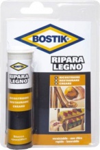 BOSTIK D2494 Ripara Legno Pasta Modellabile Bicomponente per Riparazioni gr 56