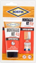 BOSTIK D2580 Colla di montaggio Kit Super Rapido extra forte no solventi 100 gr