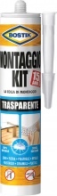 BOSTIK D2586 Colla Montaggio Kit Trasparente gr 310 Cartuccia