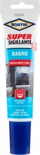 BOSTIK D2596 Silicone acetico Bianco Sigillante Antimuffa per Bagno 150 ml