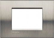 BTICINO LNA4803ACS Placca Placchetta Elettrica Copri Interruttori Living light