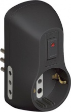 BTICINO S3610GB Adattatore presa elettrica Nero