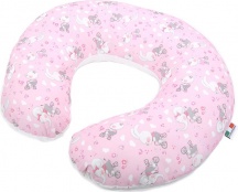 Baby Idea 5802ERS Cuscino Allattamento Kikka Supporto Neonati Ergonomico Rosa
