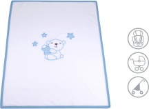 Baby Idea PILCAZ Coperta carrozzina Autunno e Inverno colore Azzurro