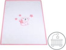 Baby Idea PILLRS Coperta Lettino in Pile Rosa