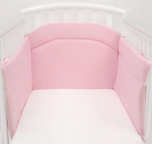 Baby Idea P 250 Paracolpi Lettino Culla per Neonati 3 Lati colore Rosa
