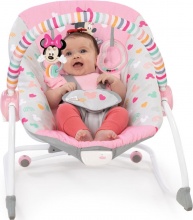 Baby Love BBK-12209 Rocker - Sdraietta Neonato Elettrica Max 18 Kg fantasia Minnie
