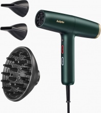 Babyliss D6555DE Asciugacapelli Phon Capelli Potenza 1700W Verde  Air Power Pro