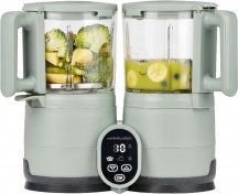 Babymoov A001138 Robot da Cucina Omogenizzatore Cuoci Pappa a Vapore NutriBaby Glass