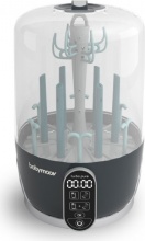 Babymoov A003106 Sterilizzatore Biberon a Vapore e Purificatore Nero Turbo Pure