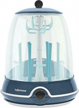 Babymoov A003110 Sterilizzatore Biberon 2 in 1 in 6 Minuti Turbo Steam Plus