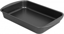 Bacicio LR25A Teglia Forno Lasagnera Antiaderente in Alluminio 25 x 18 cm Grigio