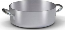 BALLARINI 7016.32 Casseruola Bassa in Alluminio 32 cm con 2 Manici Serie 7000