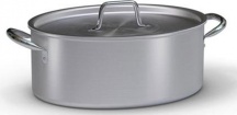 BALLARINI 7032.36 Casseruola ovale 2 Manici Pentola 36 cm in Alluminio Serie 7030