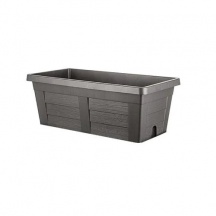 Bama 31181 Fioriera Rettangolare cm 80x40x34 Antracite