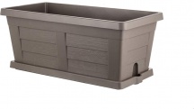 Bama 31183 Fioriera Effetto Legno cm 80x40x34h Tortora