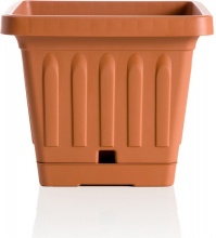 Bama BM15025SC044 Vaso da Terra Quadrato 50x50 cm colore Terracotta