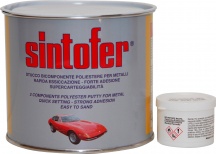 Bandini Sintofer Stucco bicomponente per carrozzeria bianco confezione 750 ml