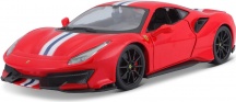 Bburago 390596 Ferrari 488 Pista R&P Scala 1:24 Modellino per Bambini da 3+ anni