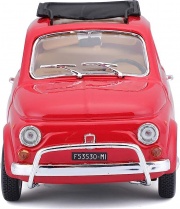 Bburago 390796 Fiat 500L (1968) Scala 1:21 Modellino Veicolo per Bambini da 3+ Anni