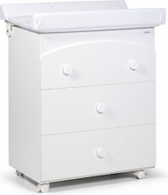 Bebex ARCOBIANCO Arco Fasciatoio neonato Cassettiera e Vaschetta bagnetto Estraibile Bianco