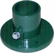 Bekafor 7062527 Piastra Betafence per pali Bekaclip plastificati antracite