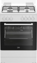Beko FBE62011WC Cucina a Gas con Forno Elettrico 4 Fuochi 60x60 cm Bianco