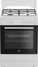 Beko FBG62010DW Cucina a Gas 4 Fuochi Forno a Gas 60x60 cm Bianco