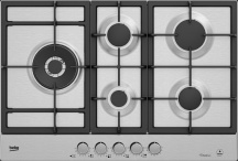 Beko HIAL75226SXE Piano Cottura a Gas 5 Fuochi 75 Cm Inox