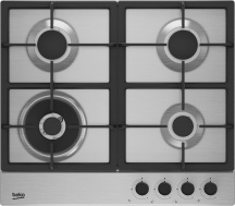 Beko HIAW 64225 SX Piano Cottura 4 Fuochi a Gas Larghezza 60 cm Inox