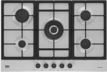 Beko HIAW75225S Piano cottura a gas da Incasso 5 Fuochi (Wok) larghezza 75 cm