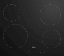 Beko HIC64401 Piano cottura elettrico Incasso vetroceramica 4 Fuochi 60 cm Nero