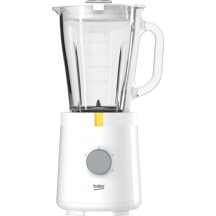 Beko TBN 62608 W Frullatore con Bicchiere 1.5 Litri 600 Watt 2 Velocit� Bianco