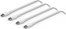 Belkin CAB003BT1MWH2PK Cavo USB-C to USB-C PVC 1 Metro Twin Pack colore Bianco