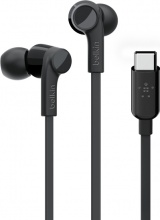Belkin G3H0002BTBLK Cuffie Auricolari con Cavo Cablate In-Ear Nero Rockstar