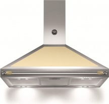 Bertazzoni K100HERCRA Cappa Cucina Aspirante a Parete 100 cm Classe A InoxCrema