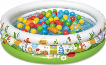 Bestway 52466-8 Piscina per Bambini Spring Lovers con 50 Palline � 102x25 cm