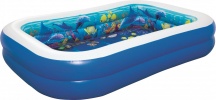 Bestway 54177 Piscina Fuori Terra Gonfiabile Bambini da Giardino 262x175x51 cm